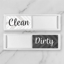 Placa de Guia para Geladeira, Adesivo Magnético de Dupla Face para Geladeira, Ímã para Lava-Louças, Indicador de Lava-Louças, Geladeira A