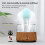 Rain Humidifier Diffuser with 7 Colors Night Lights, Essential Oil Aroma Therapy Diffuser with Remote Control 8