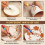 4Pcs Pottery Carving Tool Set Sculpture Scraper  Modelling Tools Red Pear Wood Texture Handle 6