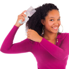Afro Femme Cheveux Pick Peigne RéSine Moules TêTe Grand Beauté Moules en Silicone pour RéSine 4 PièCes SéRies