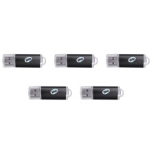 5X 256 MB USB 2.0 Flash U-Disk Svart