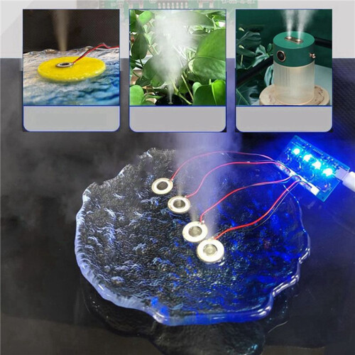 2X Four-Spray Humidifier Module Humidifier Control Board Atomizer Driver Board Four-Spray Humidifier Module,Set A 1