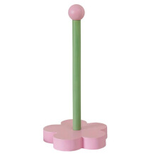 Wood Paper Towel Holder Kitchen Roll Paper Towel Holder Bathroom Tissue Vertical Stand Paper Towel Storage Holder