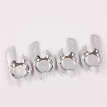 8Pcs ABS Chrome Car Door Handle Bowl Cover Door Handle Bowl Trim for D-MAX 2012-2018 2015 DMAX Accessories