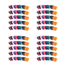 Paquet de 240 Médiator de Guitare Coloré D'Art Abstrait, Cadeau de Guitare Unique pour Basse, Guitares ÉLectriques et Acoustiques Incluant 0,46 Mm,