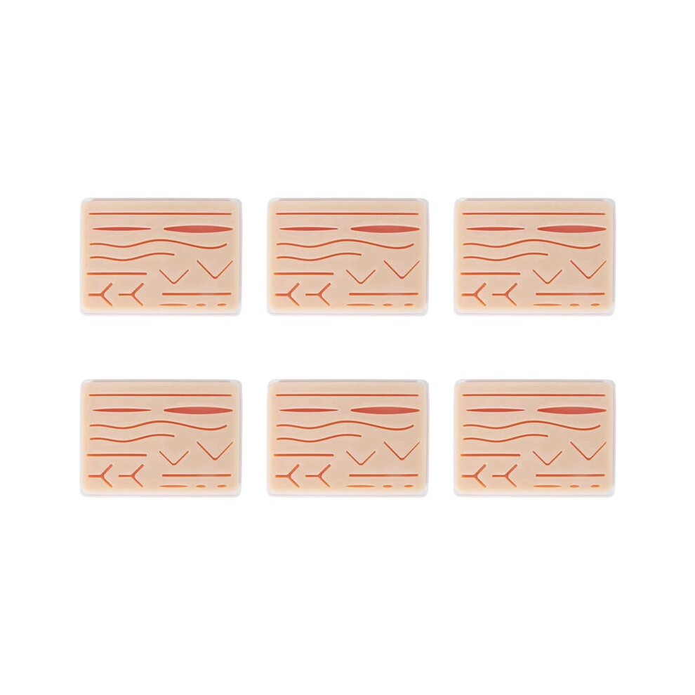 Unisex 6X Upgraded Large 3-Layer Suture Pad With Wounds For Practicing Suturing - Not Easily Separate, Tear Or Rip