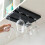 Kitchen Free Punching Holder Wine Glass Rack Multi-Function Goblet Classification  Organizer Hanging Holder Shelf 3
