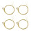 24 Pcs Steel Strings Replacement for Acoustic Guitar New Silver+Brass 1
