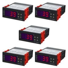 5X STC-8080A+Controlador de Temperatura Digital Regulador de 220V Almacenamiento en FríO Congelador Sensor HigróMetro 40%
