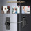 3X Fridge Lock, Refrigerator Lock, Keyless One-Click Access, Customizable Password, Child Safety Combination Lock Black 5