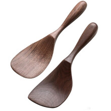 Black Walnut Wooden Cooking Spoons Set, for Cooking & Serving - Perfect for Kitchen Enthusiasts and Gourmet Lovers