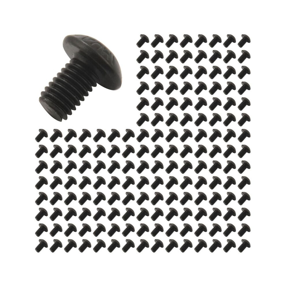 M5x8mm Button Hex Socket Cap Screw Bolt Black 300 Pcs 4714075678182
