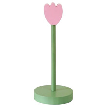 Tulip Wood Paper Towel Holder Kitchen Roll Paper Towel Holder Bathroom Tissue Vertical Stand Paper Towel Storage Holder