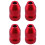 4X Drill Depth Stop for Drill Bits,Drill Stop Collar Limit Rings Locator Depth Stopper for Drilling 2-5Mm Drill Bit 1