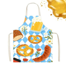 Oktoberfest Aprons for Couples FunnyKitchen Aprons for Cooking Party Breathable Beer Festival Party for Couples Chef B