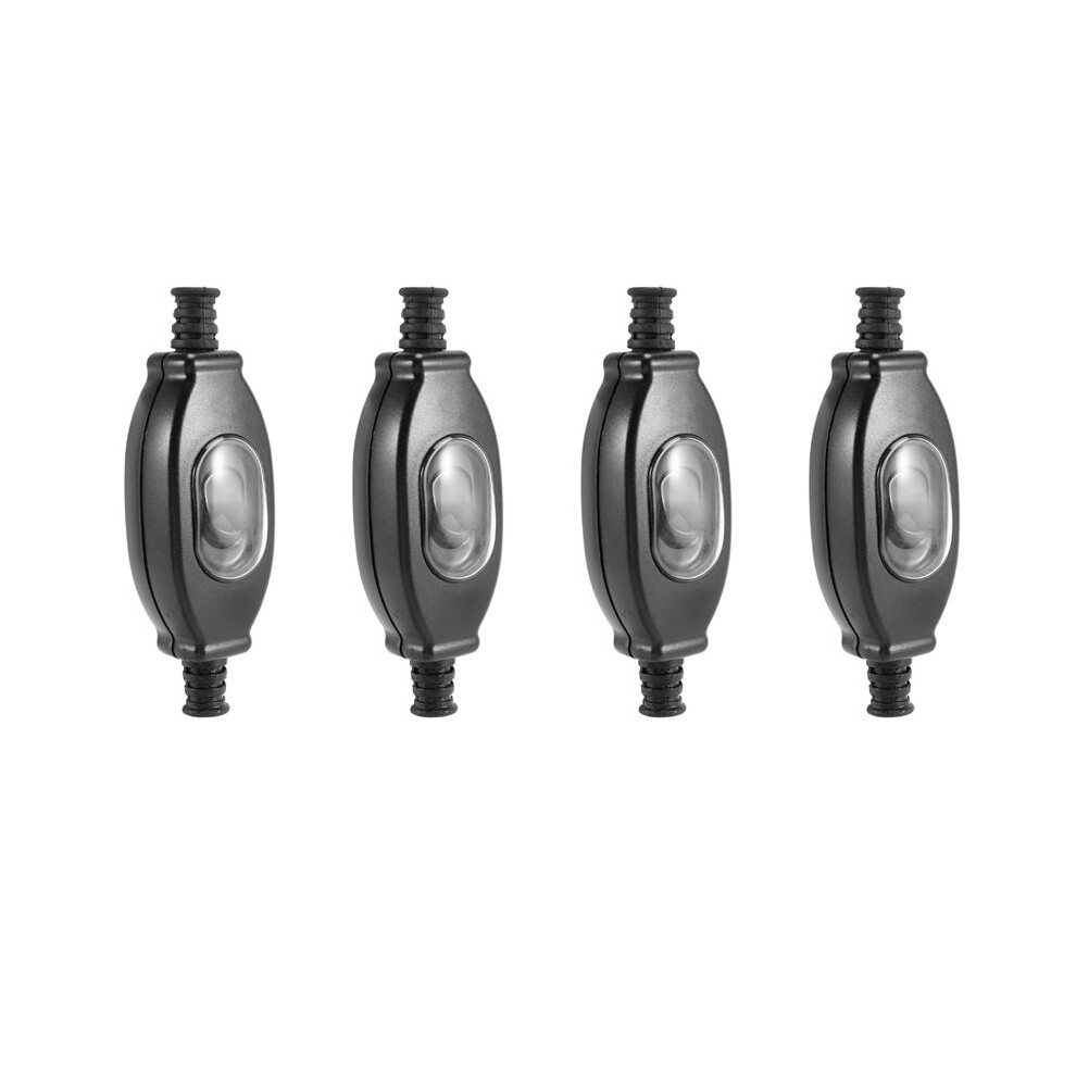4X 3A 250V 6Mm Waterproof In Cord Ip65 Round Wire Silver Contact Double Cut Dust 6032966037589