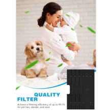 Filtro Antipelucchi da 4 Pezzi per Lavatrice e Asciugatrice GE Profile - Ricambio Compatibile per GE WH01X35719 con Spazzola per Sfiato