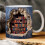 2X 3D Bookshelf Mug A Library Shelf Cup, Space Design Multi-Purpose Ceramic Mug, 3D White Mug,A 2