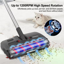 Electric Sweeper Portable Handheld Carpet Floor Sweeper Cleaning Machine Wireless Electric Mop Rechargeable Rotary