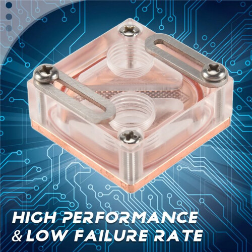 Chipset Waterblock Computer Water Cooling Acrylic Transparent General Northbridge Block for Computer CPU Block 2