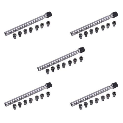 5X C10 Er8A 100L Collet Chuck Holder + 35Pcs Precision Er8 Spring Collet Set