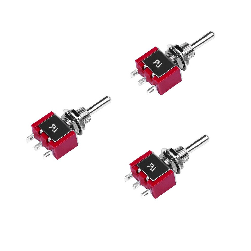 6 Pcs Ac 250V 2A 120V 5A Spdt /Off/ 3 Position Momentary Toggle 6033968554340