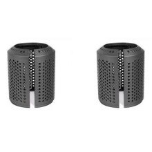 2X Ytterfilterskydd för -Hårtork HD01 HD03 HD07 HD08 Dammtät Silfilter Nätdel Öppningsdesign B