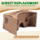 6 Tum DIY 3D VR Virtual Reality GlasöGon Hardboard för  Cardboard 3