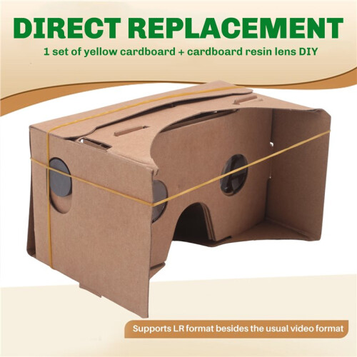 6 Tum DIY 3D VR Virtual Reality GlasöGon Hardboard för  Cardboard 2