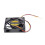 70x70mm 12V 3-Pin PC Computer Case CPU  Brushless Cooler Cooling Fan Black 4