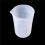 250 Ml Silicone Measuring Cups for Resin Making Non-Stick Mixing Soft Scale Cups Small Capacity Tools 6 PCS 2