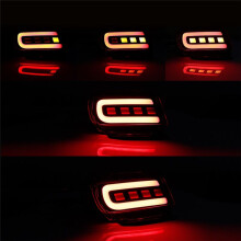 For Land Prado 150 LC150 FJ150 GRJ150 2010-2020 Rear Bumper Reflector LED Car Tail Lamp Brake Turn Light