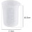250 Ml Silicone Measuring Cups for Resin Making Non-Stick Mixing Soft Scale Cups Small Capacity Tools 6 PCS 6
