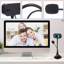 Web Camera USB High Definition Webcam 4 Led Web Cam with MIC Desktop for Skype Youtube Computer PC Laptop