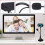 Web Camera USB High Definition Webcam 4 Led Web Cam with MIC Desktop for Skype Youtube Computer PC Laptop 1