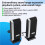 2 Pcs USB Computer Speakers Portable Speaker Stereo 3.5mm with Ear Jack for Desktop PC Laptop 6
