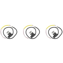 3X W11307244 W10682535 Washer Lid Lock Replacement(3 Wires) for ,Washing Machine Lid DoorLatch Assembly