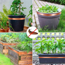 2X Snail Protection, Copper Tape Against Snails for Gardens Raised Bed Plants Copper Tape Copper Foil Snail Repellent B