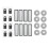 24 Pièces pour Conga X100 / X100 pour Accessoires de Balayage Extrême 5
