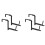 4PCS Adjustable Planter Box Brackets, Brackets for Window Boxes Planters Hanging Flower Box Holders, Heavy Duty Wall 1