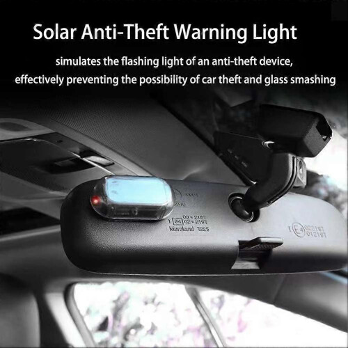 Car Solar Power AntiTheft Led Flashing Security Light, Car Led Solar Alarm Warning Strobe Flash Light 2