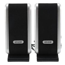 2 Piezas USB Altavoces para Computadora Altavoz PortáTil EstéReo 3.5Mm con Conector de Oreja para Computadora PortáTil