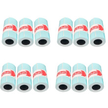 12 Rolls Sticker Thermal Paper 57mm x 30mm Self-Adhesive Thermal Printer for PAPERANG Printer Cash Register POS Receipt