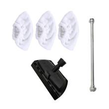 Kit de Raclette Ă Vitres en Microfibre pour Nettoyeur Vapeur Portatif