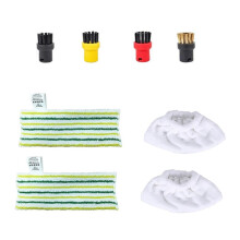 8PCS Steam Brush  Nozzle Floor Cloth for  SC2 SC3 SC4 SC5 Easyfix CTK10 CTK20 SG4/2 SG4/4 Replacement Parts