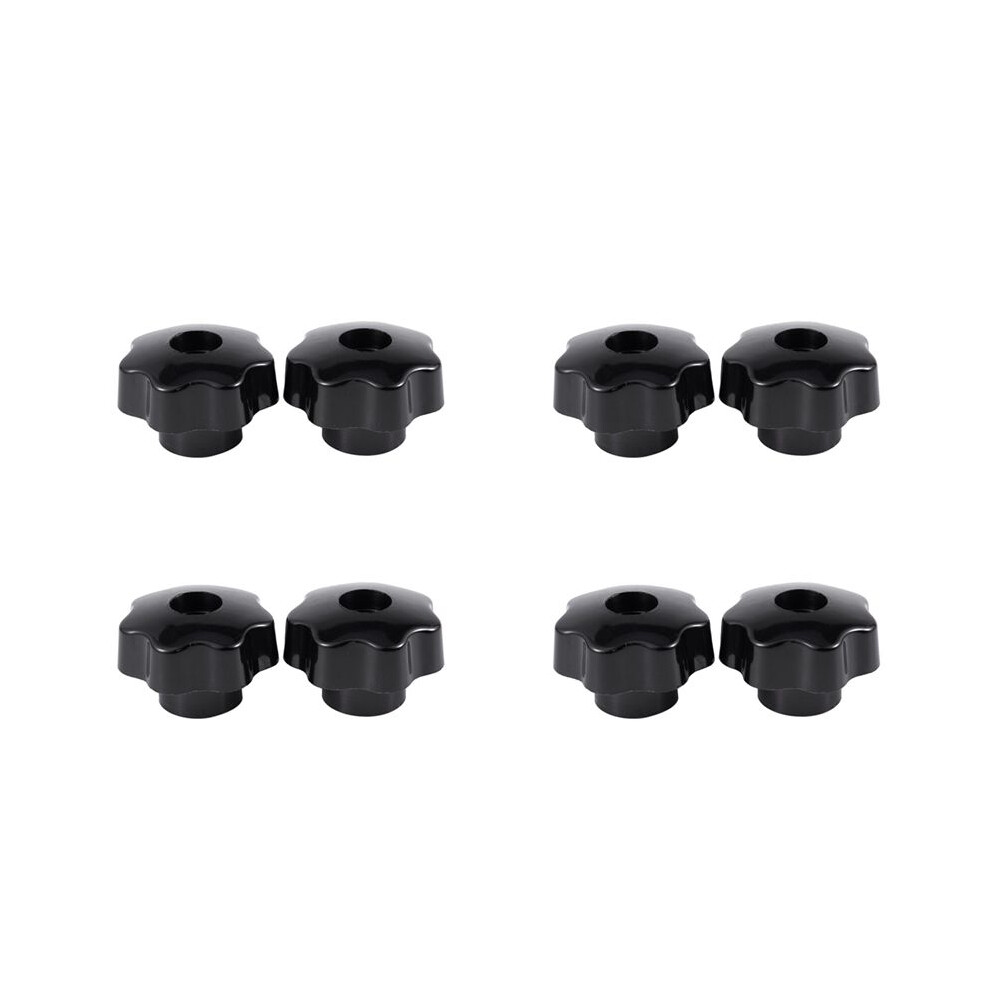 8 Pcs M10 Female Thread Nuts 50Mm Plastic Star Clamping Knob Grip 6032862316856