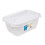 Wham Wham Cuisine Rectangular Food Storage Box White Lid 2L 1
