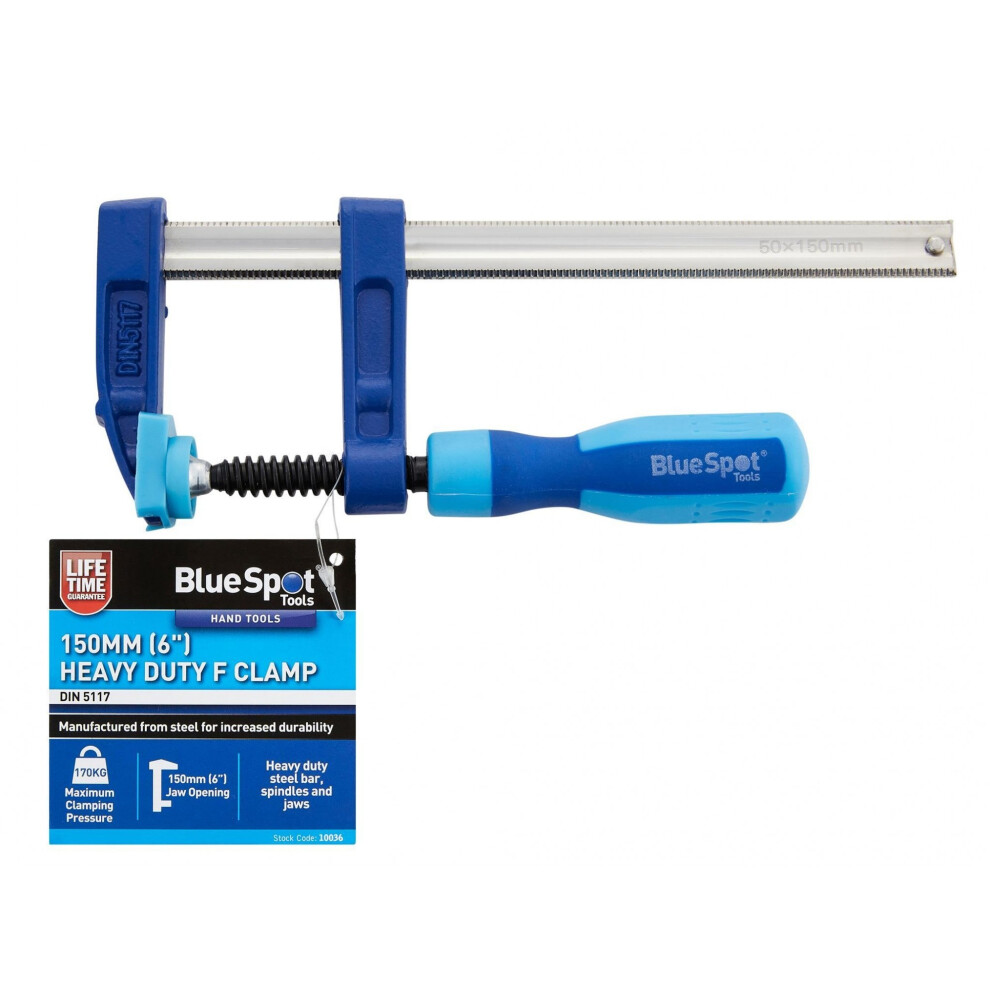 Bluespot Tools Heavy-Duty F-Clamp 5063750419916