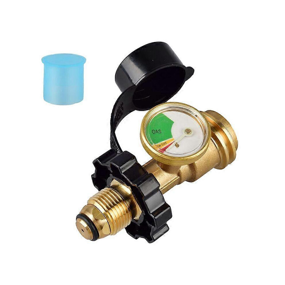 Universal Propane Tank Adapter With Gauge Converts Qcc1/Type 1 Propane Tank Gauge Level Indicator Fo 6083684883651
