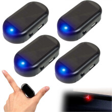 Car Solar Power AntiTheft Led Flashing Security Light, Car Led Solar Alarm Warning Strobe Flash Light
